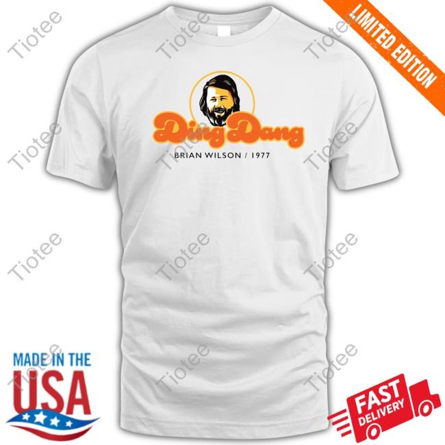 Brianwilson Merch Ding Dang Brian Wilson 1977 Tee