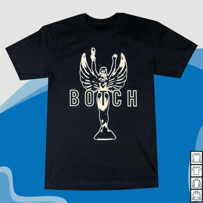 Official Hello Merch Botch Trophy Black Hooded