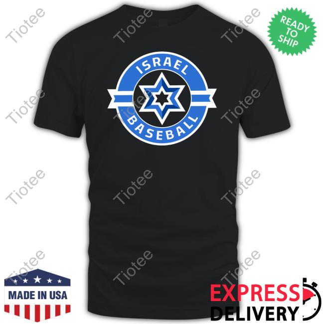 Israelbaseball Merch Israel Baseball Seal Tee