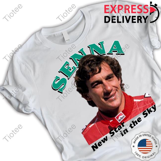 Official Ayrton Senna New Star In The Sky T Shirt