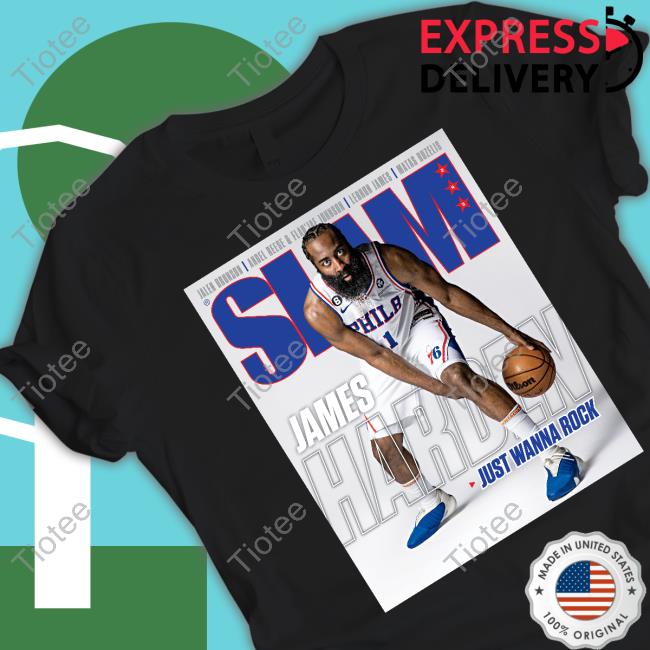 Slam 243 James Harden Just Wanna Rock Long Sleeve Tee Shirt