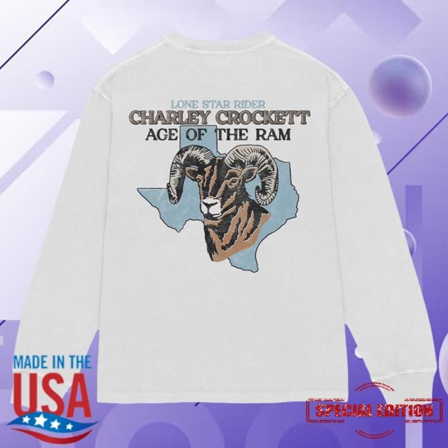 Charley Crockett Age of the Ram T-Shirt | Vintage Style Graphic
