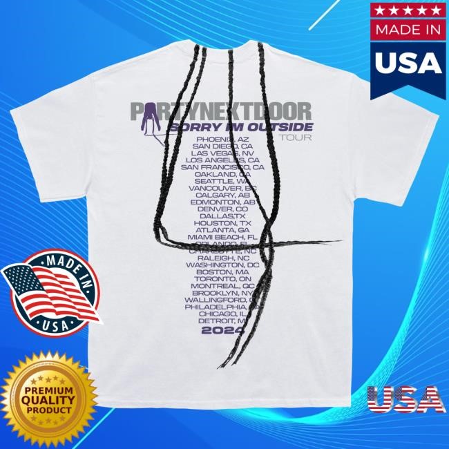 Official Partynextdoor Merch PND Braid Tshirt