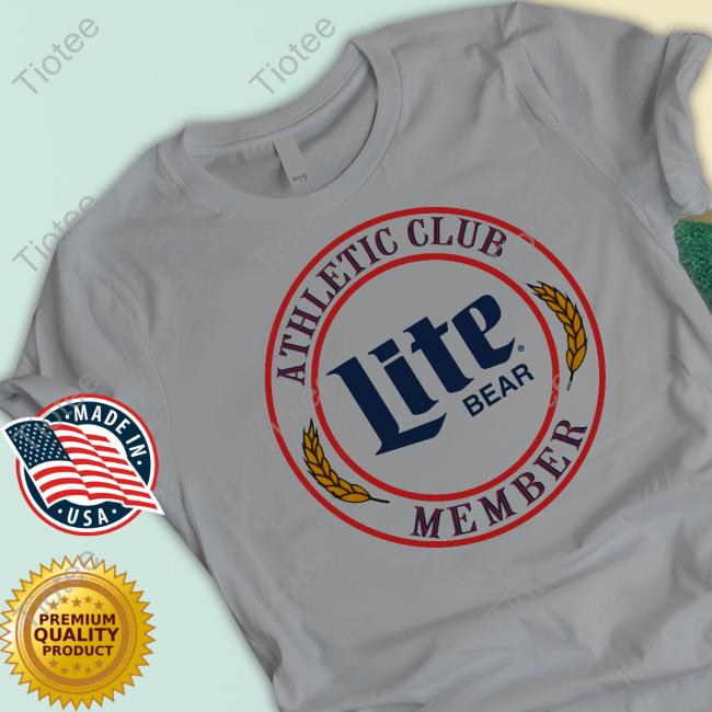 Mitchell And Ness Merch Athletic Club Lite Beer Member New Shirt