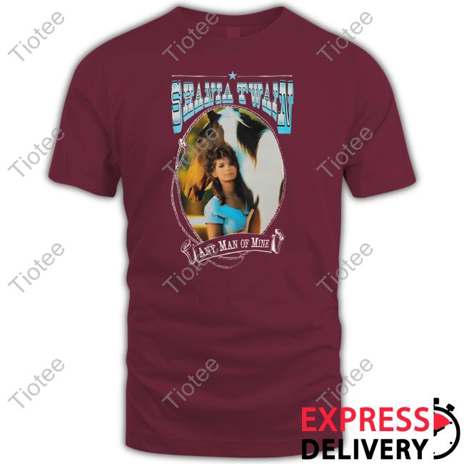 Arlo Eq Merch Shania Twain Any Man Of Mine Tours Tee