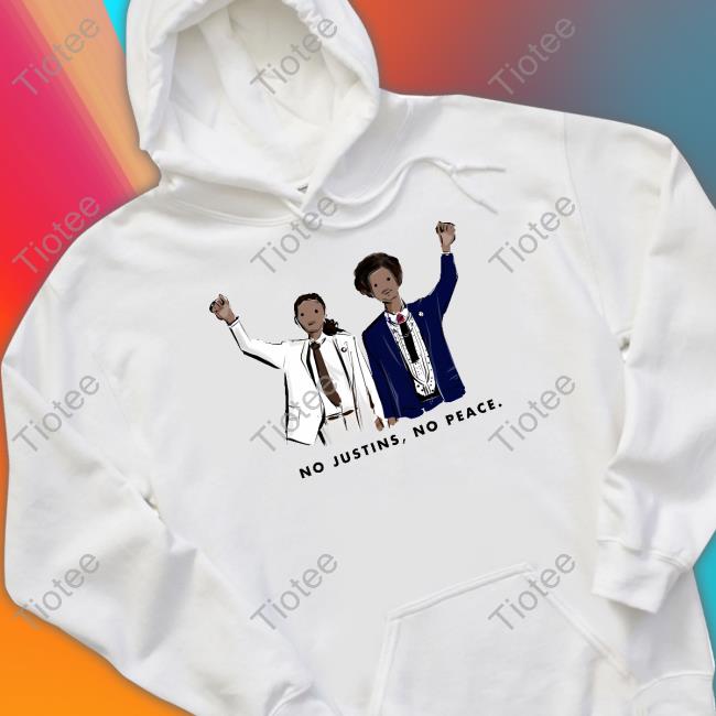 Jennifervallez Store No Justins No Peace T Shirt Sophieandlili