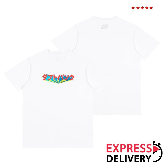 Official Daft Punk Merch Store Daft Punk Katakana New Shirt