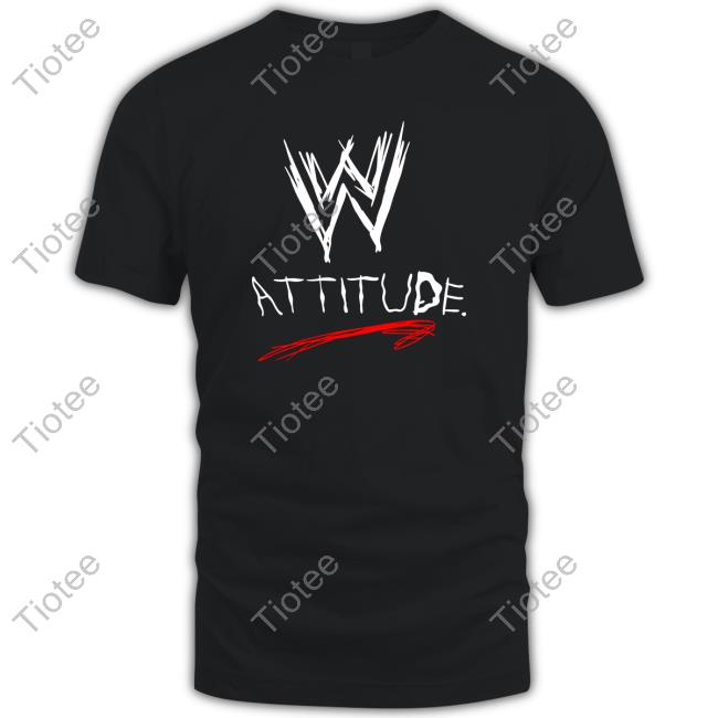 Official WWE Attitude Retro Logo Hoodie