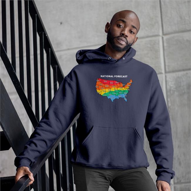 Newbury Comics Merch Gay Weather Nationnal Forecast Pride LGBTQ T Shirt NurseBrianRN