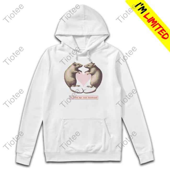I Love My Rat Husband Hooded Sweatshirt