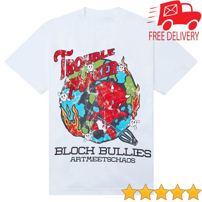 Official Capsule Clothing Store Art Meets Chaos Block Bully Tshirt | White Capsule Nyc