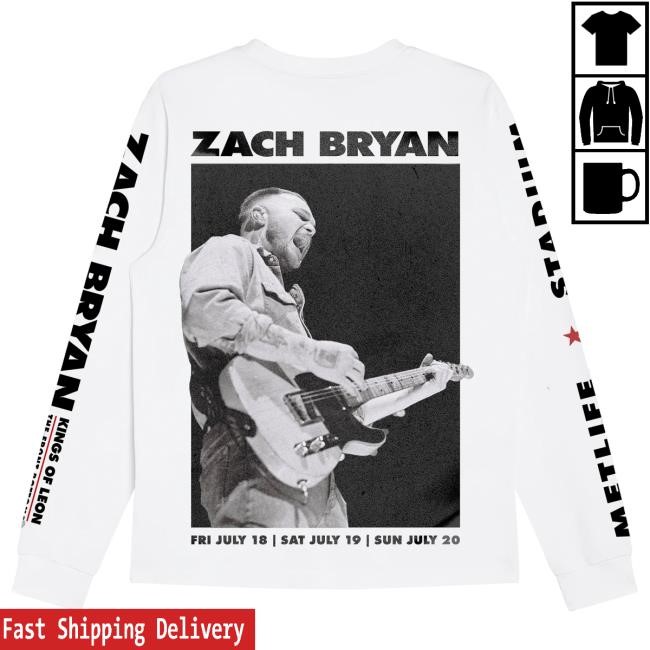 Official Zach Bryan Merch Store MetLife Long Sleeve
