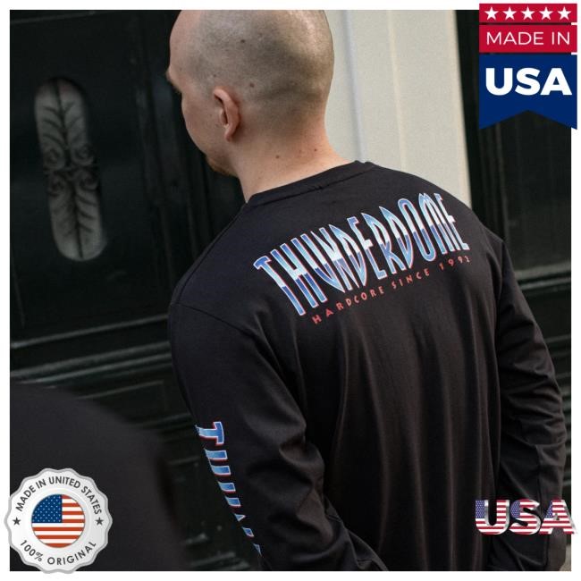 Thunderdome Original Long Sleeve T-Shirts black Thunderdome Merch Store Shop