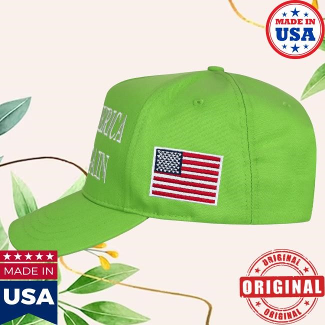 Official Donald Trump Merch Store Donald Trump 45-47 Maga Cap - Green Donald Trump Apparel Clothing Shop DonaldTrump