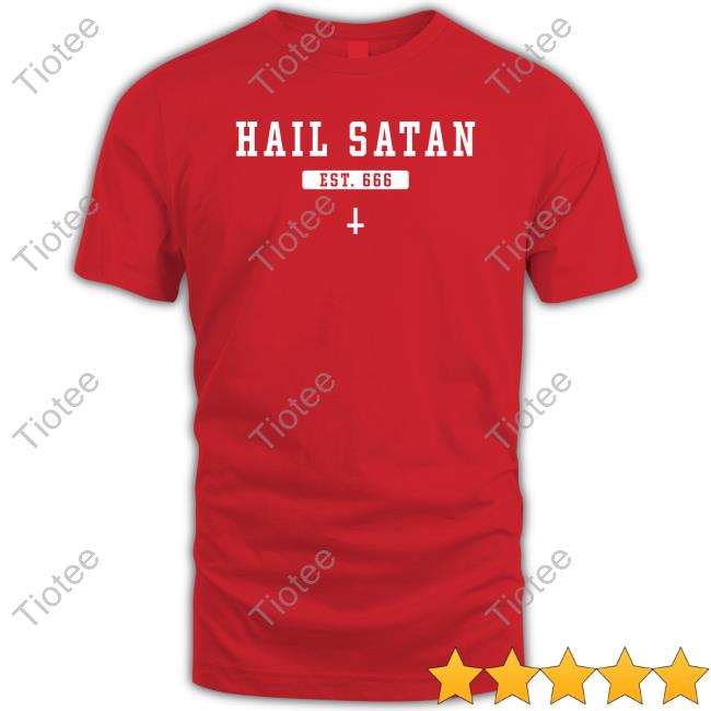 Ron Desantis Hail Satan Est 666 Tee Shirt