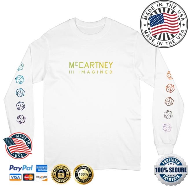 Official Paul Mccartney Store McCartney III Imagined - Limited Edition White Long Sleeve T-Shirts