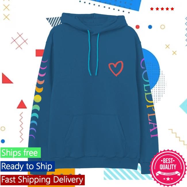 2024 Music Of The Spheres World Tour Heart Hoodie Sweatshirt - Coldplay