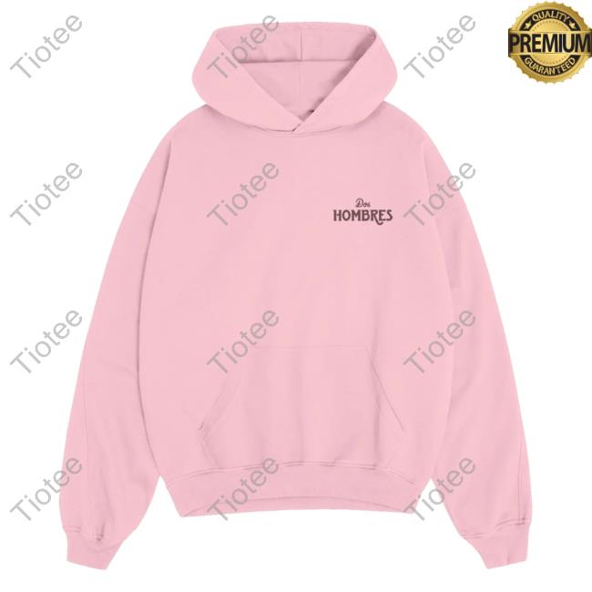 Official Doshombres Merch Dos Hombres Pink Hooded Sweatshirt