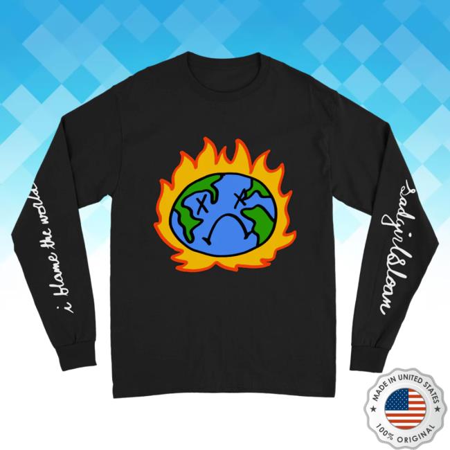 Official Sasha Alex Sloan Merch Store Sasha Alex Sloan World Long Sleeve Hot Shirt Black Sasha Alex Sloan Apparel Clothing Shop