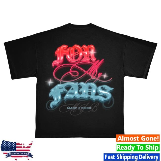 Mary J. Blige "Crowd" Black Shirt Mary J Blige Official