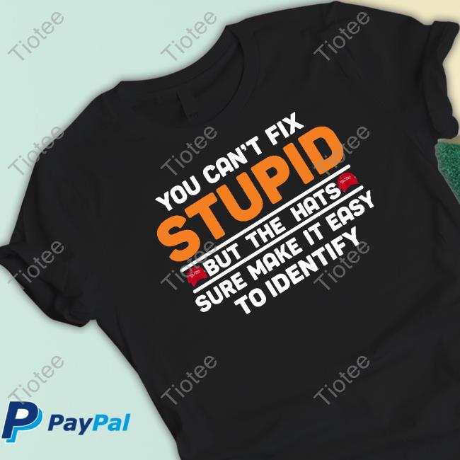 Emywinst Emily Winston You Can't Fix Stupid But The Hats Shirt