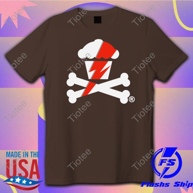 James Gunn Wearing Cupcake Crossbones Shirt