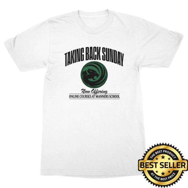 Taking Back Sunday Store Taking Back Sunday Manners School T-Shirt