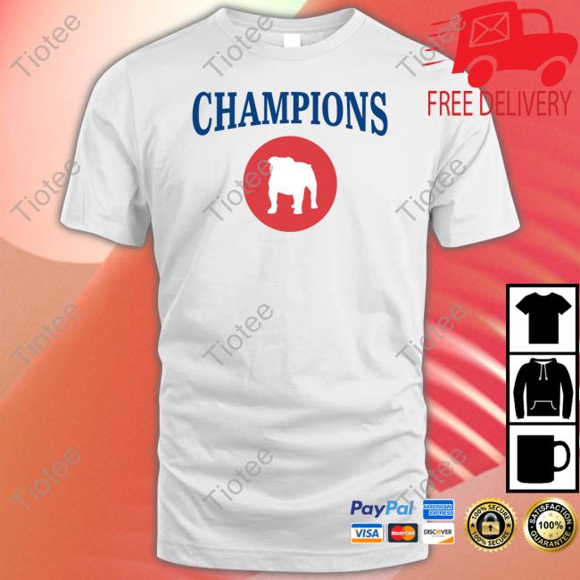 Zb Champions Long Sleeve Tee Barstool Uga Back 2 Back National Champions