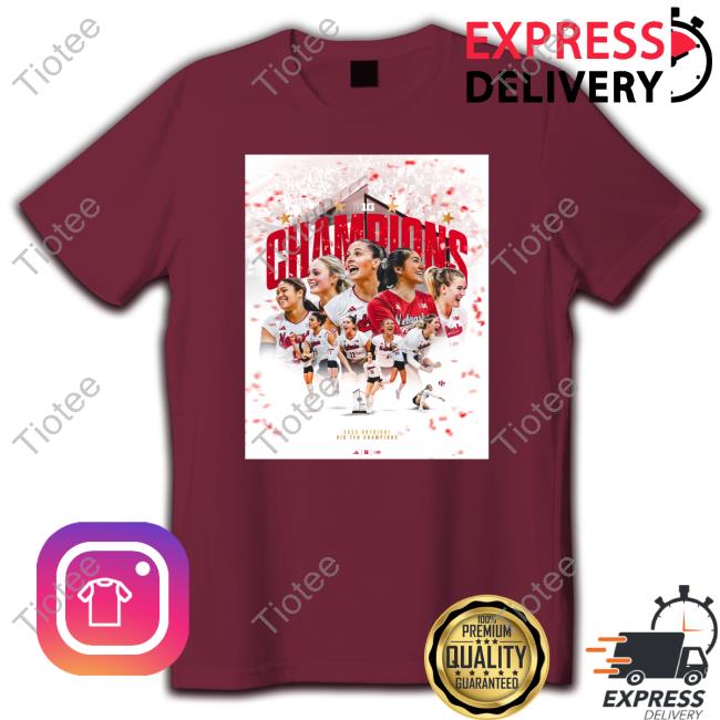 Official Nebraska Volleyball Big Ten Champions 2023 T Shirt