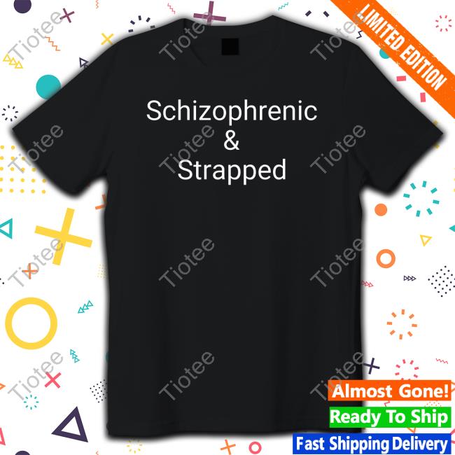 Nsfwcloth Merch Schizophrenia & Striped Hoodie