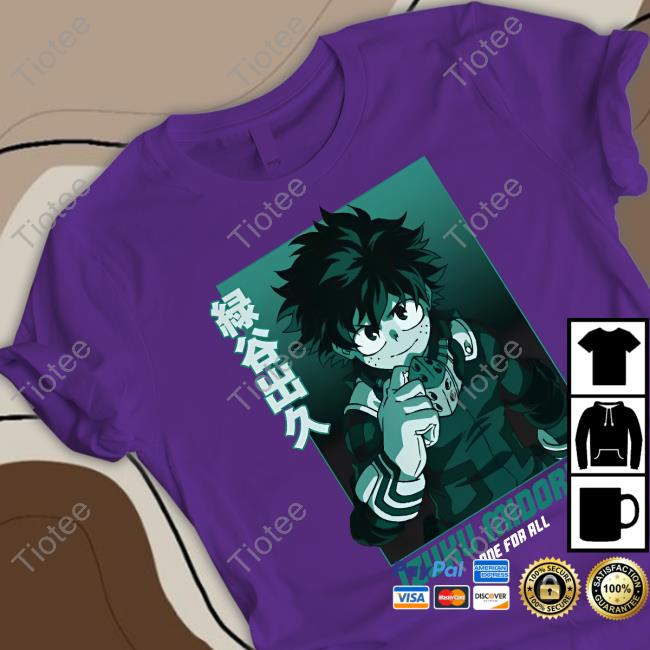 My Hero Academia Izuku Midoriya One For All Shirts
