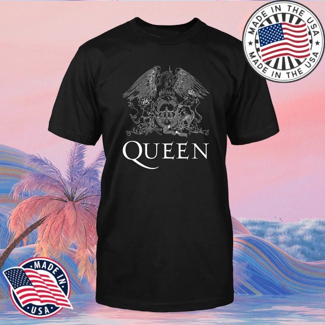 Queen Classic White Logo On New T-Shirt