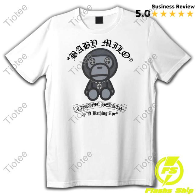 Bape Baby Milo Chrome Hearts By A Bathing Ape Tee