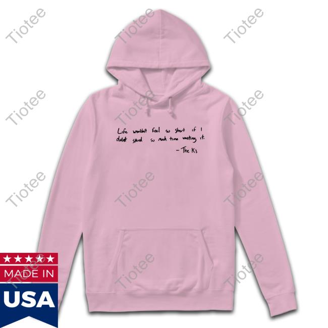 The K's Store Shop Merch Handwritten Lyric Stacked White Top Shirt