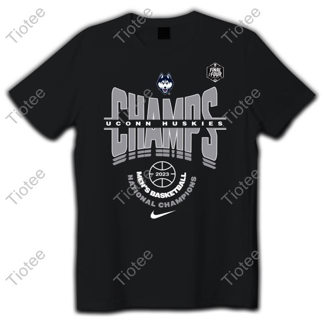 Men's Basketball National Champions UConn Huskies Shirts Ghost Mike Toscano