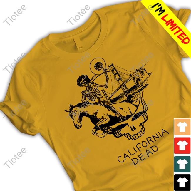 Official Grateful Dead Merch California United States Of Dead T-Shirt