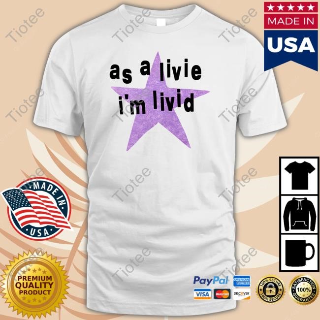Oliviarodrigo Merch As A Live I'm Livid Hooded Sweatshirt
