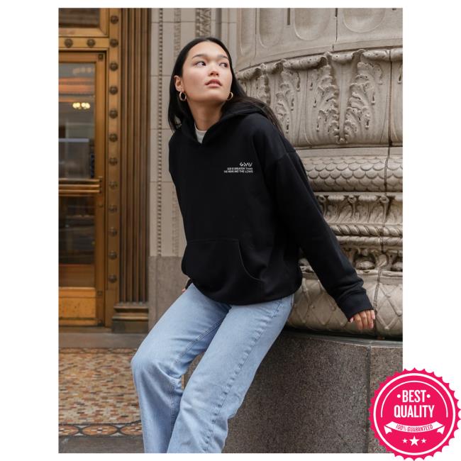 Official Elevated Faith Clothing Highs And Lows Black Unisex Pullover Hoodie