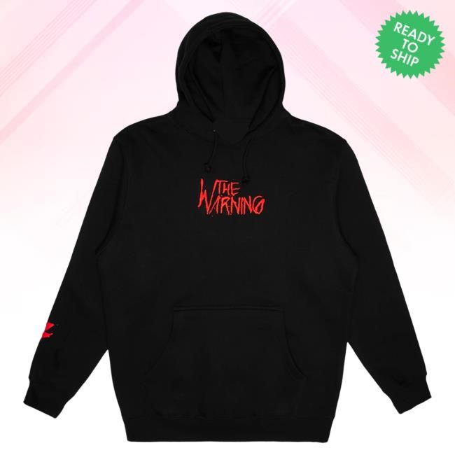 Red Logo Popover Hoodie The Warning Merch Store Official
