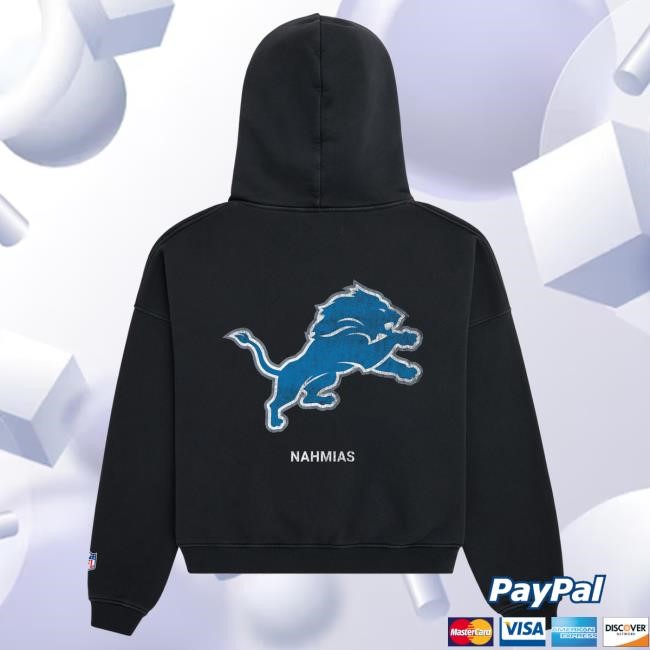 Official Fanatics Shop Store Merch Detroit Lions Miracle Academy Unisex Hood - Black by NFL