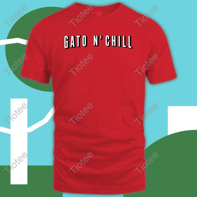 Barstool Sports Store Gato N' Chill Long Sleeve T Shirt Spittin' Chiclets