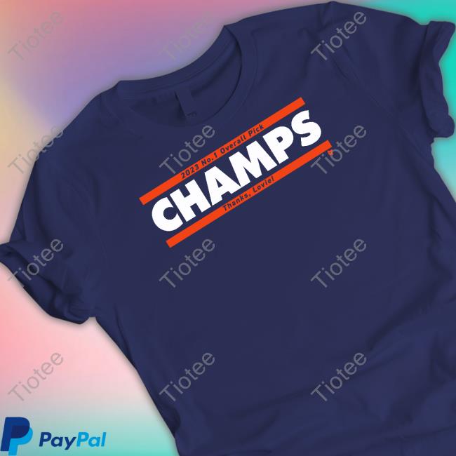 No. 1 Overall Pick Champs Shirts