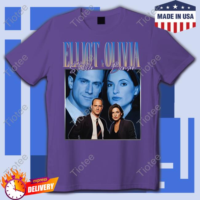 Therealmariskahargitay Elliot Stabler And Olivia Benson Shirt