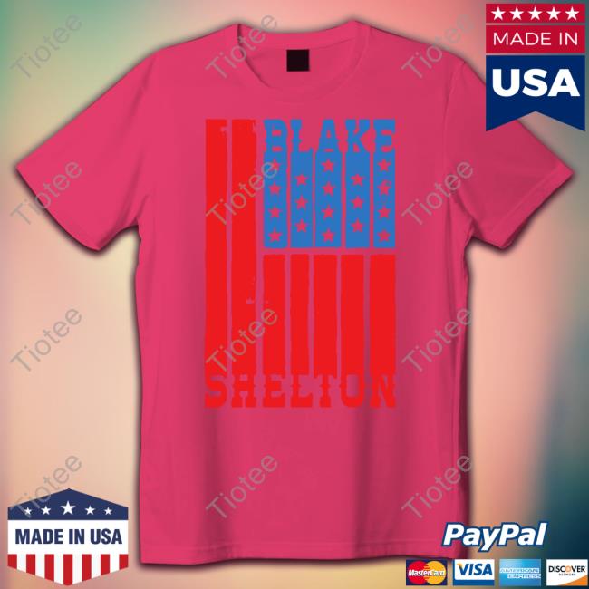 Blake Shelton Natural Flag Shirts