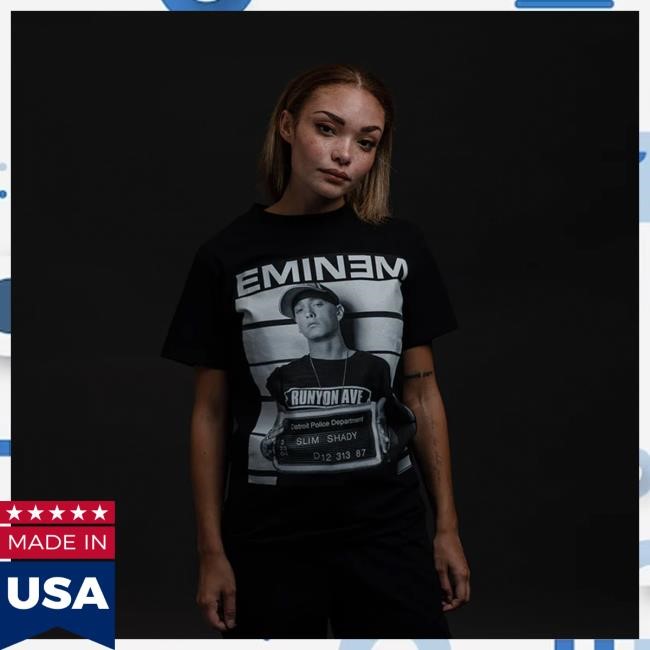 Official Eminem Store Merch Slim Shady Arrest Tee SlimShady Clothing Shop