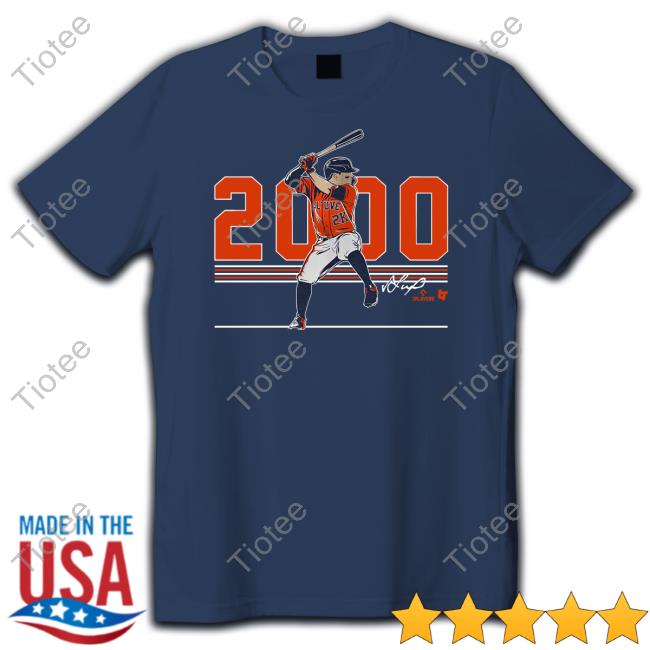 Jose Altuve 2000 Hits Hoodie