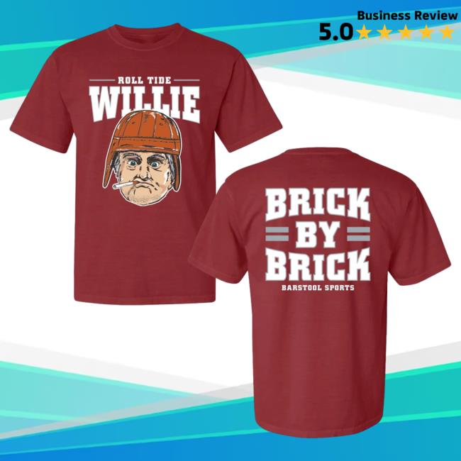 Official Barstool Sports Merch Store Barstool Sports Roll Tide Willie Popover Shirt Barstool Sports Apparel Clothing Shop