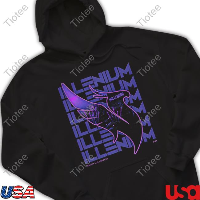 Shop Illenium Store Merch Trilogy LA Stacked New Shirt