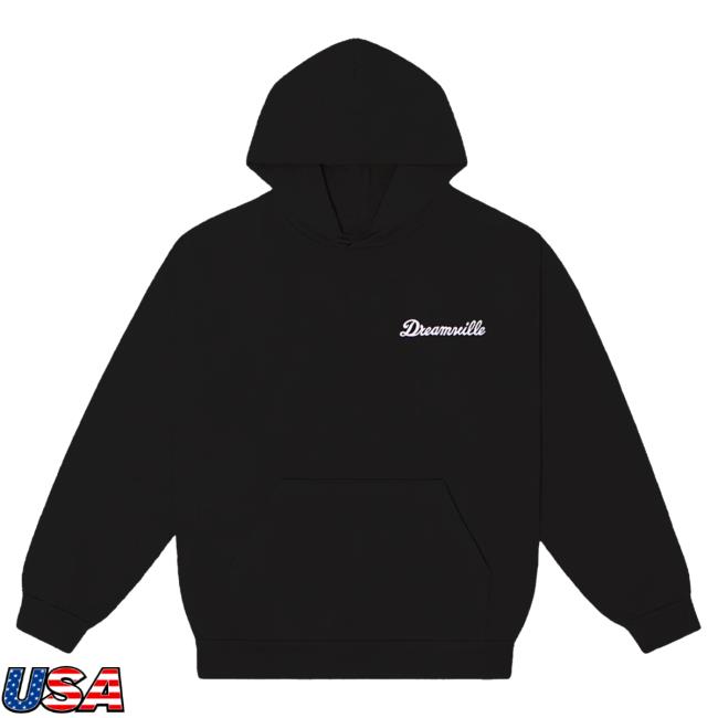 Official Dreamville Records Floral Pull Over Hoodie