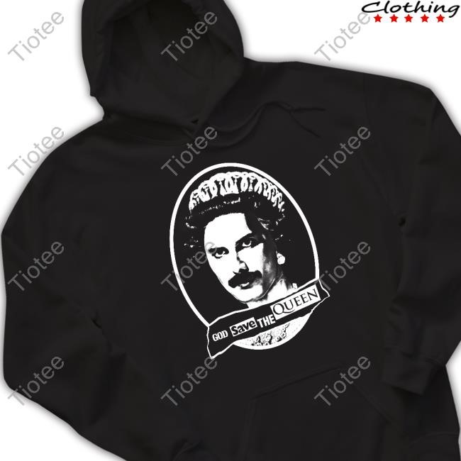 No Context Brits Freddie Mercury God Save The Queen Hoodie